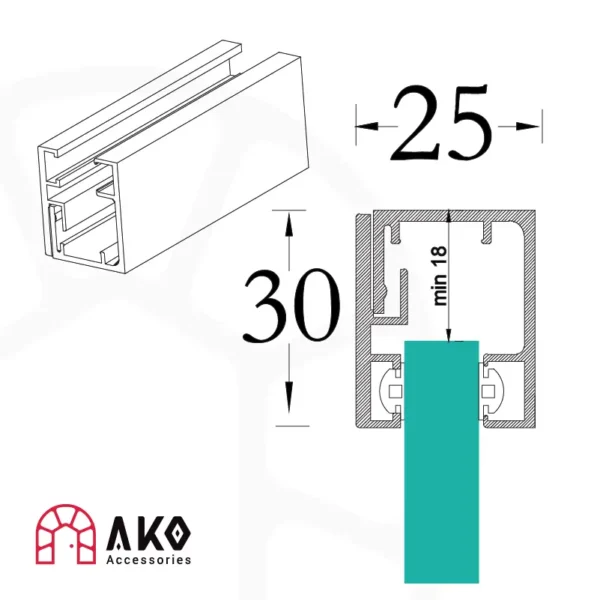 نقشه پروفیل مینی آلو 25