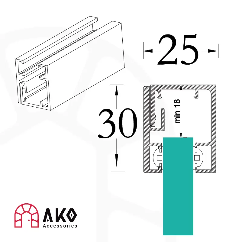 نقشه پروفیل مینی آلو 25